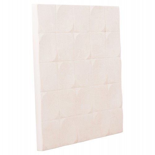 ΠΙΝΑΚΑΣ ΤΕΤΡΑΓΩΝΟΣ ΣΕΙΡΑ SANTORINI HM4516 MDF ΣΕ ΥΠΟΛΕΥΚΟ ΧΡΩΜΑ 80x4,5(πάχος)x80Υεκ. Διακόσμηση - Φως - Χαλιά