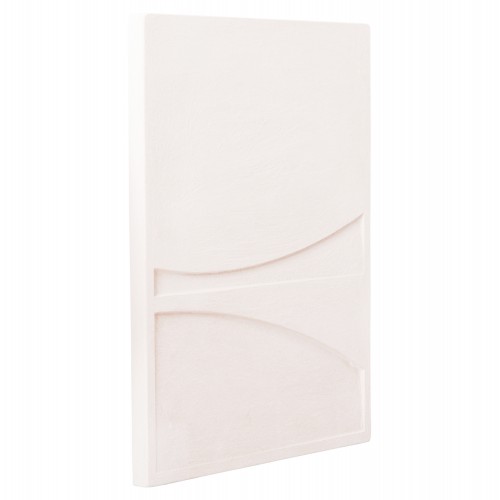 ΠΙΝΑΚΑΣ ΟΡΘΟΓΩΝΙΟΣ ΣΕΙΡΑ SANTORINI HM4510 MDF ΣΕ ΥΠΟΛΕΥΚΟ ΧΡΩΜΑ 60x4(πάχος)x80Υεκ. Διακόσμηση - Φως - Χαλιά