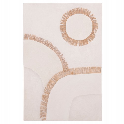 ΠΙΝΑΚΑΣ ΟΡΘΟΓΩΝΙΟΣ ΣΕΙΡΑ SANTORINI HM4531 MDF ΥΠΟΛΕΥΚΟ-ΔΙΑΚΟΣΜΗΣΗ ΜΠΕΖ 80x4,5(πάχος)x120Υεκ. Διακόσμηση - Φως - Χαλιά