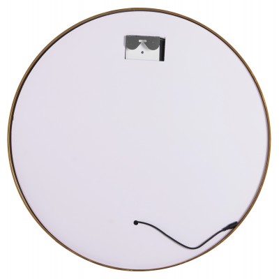 ΚΑΘΡΕΠΤΗΣ ΤΟΙΧΟΥ ΣΤΡΟΓΓΥΛΟΣ ROUNDER HM4503.30 ΑΛΟΥΜΙΝΙΟ ΣΕ ΧΡΥΣΟ-ΦΩΤΙΣΜΟΣ LED Φ80εκ. Υπνοδωμάτιο
