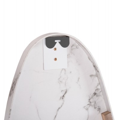 ΚΑΘΡΕΠΤΗΣ ΤΟΙΧΟΥ CRITHER HM4486.05 ΜΕ ΠΛΑΙΣΙΟ MDF ΣΕ WHITE MARBLE ΧΡΩΜΑ 49x140Υεκ. Υπνοδωμάτιο