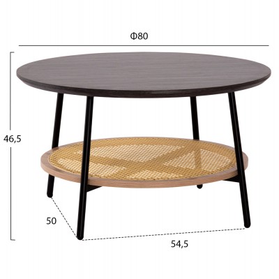 ΤΡΑΠΕΖΙ ΣΑΛΟΝΙΟΥ SEWELL HM18033 MDF ΣΕ ZEBRANO-ΜΕΤΑΛΛΙΚΑ ΠΟΔΙΑ-WICKER Φ80x46,5Υεκ. ΤΡΑΠΕΖΙ ΣΑΛΟΝΙΟΥ SEWELL HM18033 MDF ΣΕ ZEBRANO-ΜΕΤΑΛΛΙΚΑ ΠΟΔΙΑ-WICKER Φ80x46,5Υεκ.