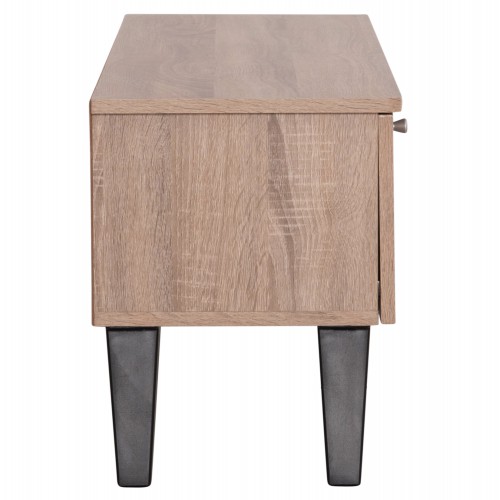 ΕΠΙΠΛΟ ΤΗΛΕΟΡΑΣΗΣ IREN HM2481.01 ΜΕΛΑΜΙΝΗ ΣΕ SONAMA OAK-ΜΑΥΡΟ 120x32,5-34x41Yεκ. Σαλόνι