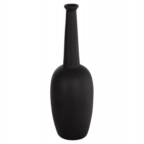 ΕΠΙΤΡΑΠΕΖΙΟ ΚΕΡΑΜΙΚΟ ΔΙΑΚΟΣΜΗΤΙΚΟ ELENDIL HM4591.02 ΜΑΥΡΟ ΜΑΤ Φ13x40Υεκ Διακόσμηση - Φως - Χαλιά