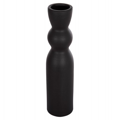 ΕΠΙΤΡΑΠΕΖΙΟ ΚΕΡΑΜΙΚΟ ΔΙΑΚΟΣΜΗΤΙΚΟ SCEPTER HM4614.02 ΜΑΥΡΟ ΜΑΤ Φ8x35Υ εκ.