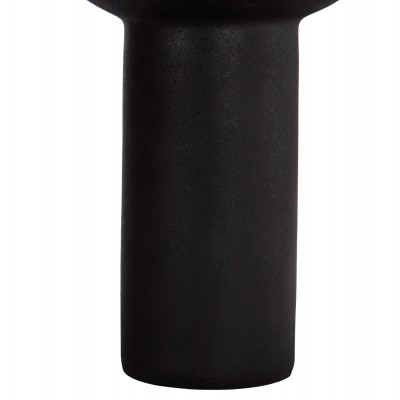 ΕΠΙΤΡΑΠΕΖΙΟ ΚΕΡΑΜΙΚΟ ΔΙΑΚΟΣΜΗΤΙΚΟ ELENDIL HM4602.02 ΜΑΥΡΟ ΜΑΤ Φ23,5x33Υεκ Διακόσμηση - Φως - Χαλιά