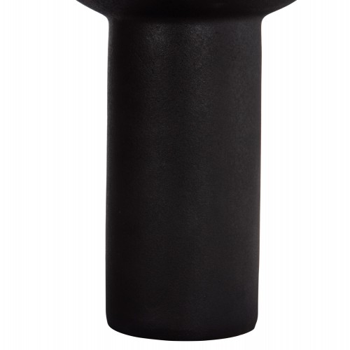 ΕΠΙΤΡΑΠΕΖΙΟ ΚΕΡΑΜΙΚΟ ΔΙΑΚΟΣΜΗΤΙΚΟ ELENDIL HM4602.02 ΜΑΥΡΟ ΜΑΤ Φ23,5x33Υεκ Διακόσμηση - Φως - Χαλιά