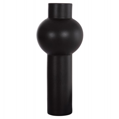 ΕΠΙΤΡΑΠΕΖΙΟ ΚΕΡΑΜΙΚΟ ΔΙΑΚΟΣΜΗΤΙΚΟ SCEPTER HM4604.02 ΜΑΥΡΟ ΜΑΤ Φ17,5x40Υεκ Διακόσμηση - Φως - Χαλιά