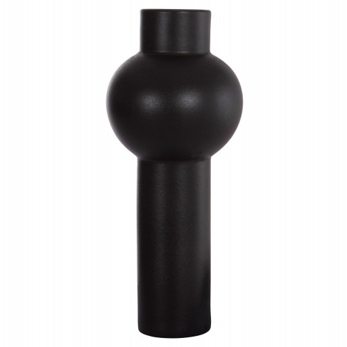 ΕΠΙΤΡΑΠΕΖΙΟ ΚΕΡΑΜΙΚΟ ΔΙΑΚΟΣΜΗΤΙΚΟ SCEPTER HM4604.02 ΜΑΥΡΟ ΜΑΤ Φ17,5x40Υεκ Διακόσμηση - Φως - Χαλιά