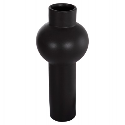 ΕΠΙΤΡΑΠΕΖΙΟ ΚΕΡΑΜΙΚΟ ΔΙΑΚΟΣΜΗΤΙΚΟ SCEPTER HM4604.02 ΜΑΥΡΟ ΜΑΤ Φ17,5x40Υεκ Διακόσμηση - Φως - Χαλιά