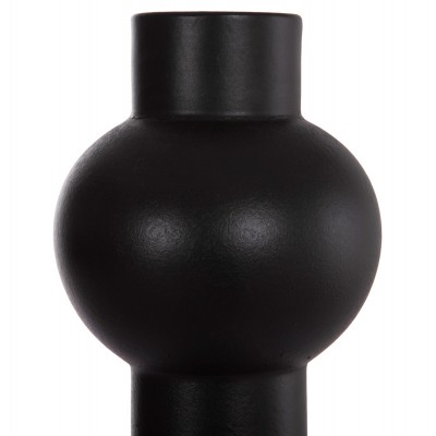 ΕΠΙΤΡΑΠΕΖΙΟ ΚΕΡΑΜΙΚΟ ΔΙΑΚΟΣΜΗΤΙΚΟ SCEPTER HM4604.02 ΜΑΥΡΟ ΜΑΤ Φ17,5x40Υεκ Διακόσμηση - Φως - Χαλιά