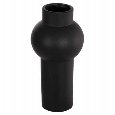 ΕΠΙΤΡΑΠΕΖΙΟ ΚΕΡΑΜΙΚΟ ΔΙΑΚΟΣΜΗΤΙΚΟ SCEPTER HM4605.02 ΜΑΥΡΟ ΜΑΤ Φ15x30Υ εκ.