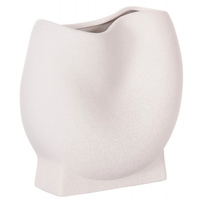 ΕΠΙΤΡΑΠΕΖΙΟ ΚΕΡΑΜΙΚΟ ΔΙΑΚΟΣΜΗΤΙΚΟ GLAZE HM4610.01 ΥΠΟΛΕΥΚΟ ΚΡΥΣΤΑΛΛΙΚΟ 26x14x25Υεκ