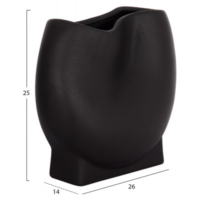 ΕΠΙΤΡΑΠΕΖΙΟ ΚΕΡΑΜΙΚΟ ΔΙΑΚΟΣΜΗΤΙΚΟ GLAZE HM4610.02 ΜΑΥΡΟ ΜΑΤ 26x14x25Υεκ ΕΠΙΤΡΑΠΕΖΙΟ ΚΕΡΑΜΙΚΟ ΔΙΑΚΟΣΜΗΤΙΚΟ GLAZE HM4610.02 ΜΑΥΡΟ ΜΑΤ 26x14x25Υεκ