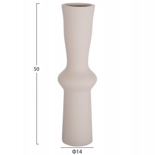 ΕΠΙΤΡΑΠΕΖΙΟ ΚΕΡΑΜΙΚΟ ΔΙΑΚΟΣΜΗΤΙΚΟ SCEPTER HM4637.03 ΓΚΡΙ ΜΑΤ Φ14x50Υεκ Διακόσμηση - Φως - Χαλιά