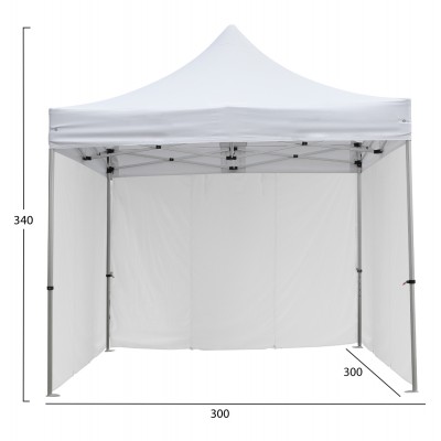 GAZEBO ΕΠΑΓΓΕΛΜΑΤΙΚΟ ΒΑΡΕΩΣ ΤΥΠΟΥ CRESSEN HM21097.01 ΠΤΥΣΣΟΜΕΝΟ ΑΛΟΥΜΙΝΙΟΥ 3x3x3,4Yεκ GAZEBO ΕΠΑΓΓΕΛΜΑΤΙΚΟ ΒΑΡΕΩΣ ΤΥΠΟΥ CRESSEN HM21097.01 ΠΤΥΣΣΟΜΕΝΟ ΑΛΟΥΜΙΝΙΟΥ 3x3x3,4Yεκ