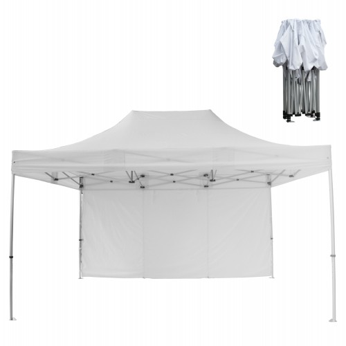 GAZEBO ΕΠΑΓΓΕΛΜΑΤΙΚΟ ΒΑΡΕΩΣ ΤΥΠΟΥ CRESSEN HM21098 ΠΤΥΣΣΟΜΕΝΟ ΑΛΟΥΜΙΝΙΟΥ 3x4,5x3,4Yμ Εξωτερικού Χώρου