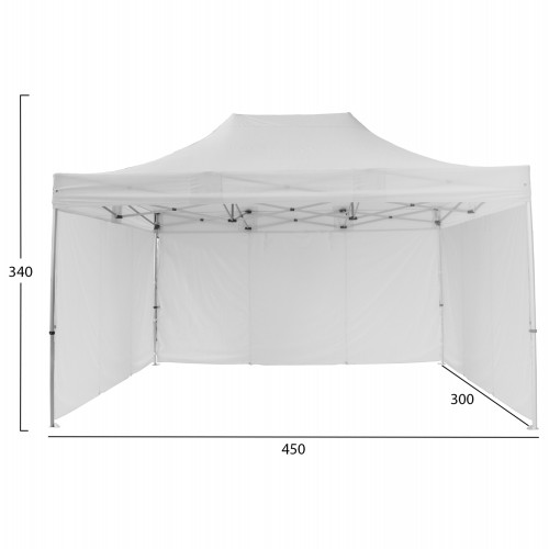 GAZEBO ΕΠΑΓΓΕΛΜΑΤΙΚΟ ΒΑΡΕΩΣ ΤΥΠΟΥ CRESSEN HM21098.01 ΠΤΥΣΣΟΜΕΝΟ ΑΛΟΥΜΙΝΙΟΥ 3x4,5x3,4Yμ Εξωτερικού Χώρου GAZEBO ΕΠΑΓΓΕΛΜΑΤΙΚΟ ΒΑΡΕΩΣ ΤΥΠΟΥ CRESSEN HM21098.01 ΠΤΥΣΣΟΜΕΝΟ ΑΛΟΥΜΙΝΙΟΥ 3x4,5x3,4Yμ Εξωτερικού Χώρου