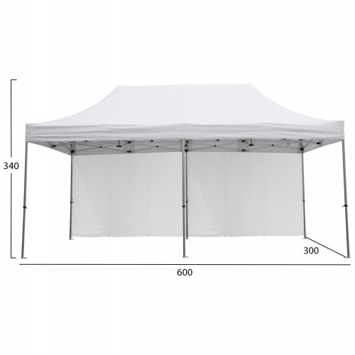 GAZEBO ΕΠΑΓΓΕΛΜΑΤΙΚΟ ΒΑΡΕΩΣ ΤΥΠΟΥ CRESSEN HM21099 ΠΤΥΣΣΟΜΕΝΟ ΑΛΟΥΜΙΝΙΟΥ 3x6x3,4Yμ Εξωτερικού Χώρου GAZEBO ΕΠΑΓΓΕΛΜΑΤΙΚΟ ΒΑΡΕΩΣ ΤΥΠΟΥ CRESSEN HM21099 ΠΤΥΣΣΟΜΕΝΟ ΑΛΟΥΜΙΝΙΟΥ 3x6x3,4Yμ Εξωτερικού Χώρου