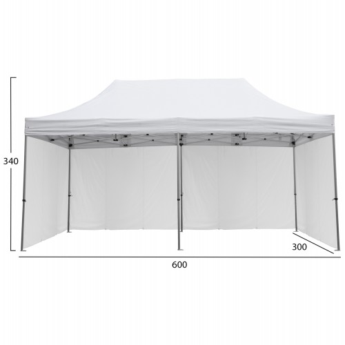 GAZEBO ΕΠΑΓΓΕΛΜΑΤΙΚΟ ΒΑΡΕΩΣ ΤΥΠΟΥ CRESSEN HM21099.01 ΠΤΥΣΣΟΜΕΝΟ ΑΛΟΥΜΙΝΙΟΥ 3x6x3,4Yμ Εξωτερικού Χώρου GAZEBO ΕΠΑΓΓΕΛΜΑΤΙΚΟ ΒΑΡΕΩΣ ΤΥΠΟΥ CRESSEN HM21099.01 ΠΤΥΣΣΟΜΕΝΟ ΑΛΟΥΜΙΝΙΟΥ 3x6x3,4Yμ Εξωτερικού Χώρου
