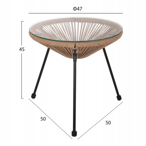 ΣΕΤ ΕΞΩΤΕΡΙΚΟΥ ΧΩΡΟΥ 3ΤΜΧ ACAPULCO HM21100 TWISTED WICKER-ΜΕΤΑΛΛΟ Εξωτερικού Χώρου ΣΕΤ ΕΞΩΤΕΡΙΚΟΥ ΧΩΡΟΥ 3ΤΜΧ ACAPULCO HM21100 TWISTED WICKER-ΜΕΤΑΛΛΟ Εξωτερικού Χώρου