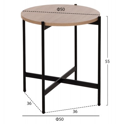 ΣΕΤ 2ΤΜΧ ΤΡΑΠΕΖΙΑ ΣΑΛΟΝΙΟΥ RONDA HM21089.02 MDF ΣΟΝΑΜΑ Φ80εκ & Φ50εκ Σαλόνι ΣΕΤ 2ΤΜΧ ΤΡΑΠΕΖΙΑ ΣΑΛΟΝΙΟΥ RONDA HM21089.02 MDF ΣΟΝΑΜΑ Φ80εκ & Φ50εκ Σαλόνι