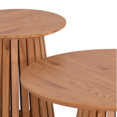 ΣΕΤ 2ΤΜΧ ΤΡΑΠΕΖΙΑ ΣΑΛΟΝΙΟΥ TALBERT HM21083 MDF ΦΥΣΙΚΟ ΞΥΛΟΥ Φ80εκ & Φ45εκ Σαλόνι ΣΕΤ 2ΤΜΧ ΤΡΑΠΕΖΙΑ ΣΑΛΟΝΙΟΥ TALBERT HM21083 MDF ΦΥΣΙΚΟ ΞΥΛΟΥ Φ80εκ & Φ45εκ Σαλόνι