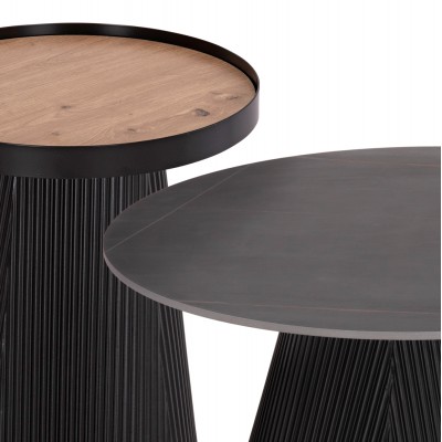 ΣΕΤ 2ΤΜΧ ΤΡΑΠΕΖΙΑ ΣΑΛΟΝΙΟΥ DUNCAN HM21081 MDF ΚΑΙ ΚΕΡΑΜΙΚΟ TOP Φ80εκ & Φ45εκ Σαλόνι ΣΕΤ 2ΤΜΧ ΤΡΑΠΕΖΙΑ ΣΑΛΟΝΙΟΥ DUNCAN HM21081 MDF ΚΑΙ ΚΕΡΑΜΙΚΟ TOP Φ80εκ & Φ45εκ Σαλόνι