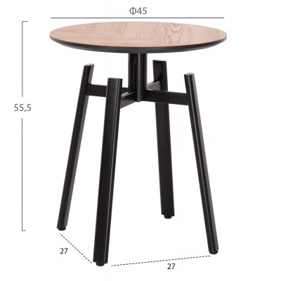 ΣΕΤ 2ΤΜΧ ΤΡΑΠΕΖΙΑ ΣΑΛΟΝΙΟΥ NORTON HM21088 MDF-ΜΕΤΑΛΛΟ Φ80εκ & Φ45εκ Σαλόνι ΣΕΤ 2ΤΜΧ ΤΡΑΠΕΖΙΑ ΣΑΛΟΝΙΟΥ NORTON HM21088 MDF-ΜΕΤΑΛΛΟ Φ80εκ & Φ45εκ Σαλόνι