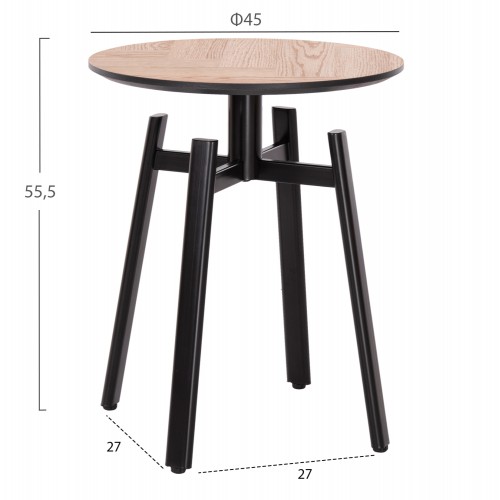 ΣΕΤ 2ΤΜΧ ΤΡΑΠΕΖΙΑ ΣΑΛΟΝΙΟΥ NORTON HM21088 MDF-ΜΕΤΑΛΛΟ Φ80εκ & Φ45εκ Σαλόνι ΣΕΤ 2ΤΜΧ ΤΡΑΠΕΖΙΑ ΣΑΛΟΝΙΟΥ NORTON HM21088 MDF-ΜΕΤΑΛΛΟ Φ80εκ & Φ45εκ Σαλόνι