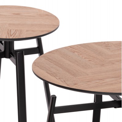 ΣΕΤ 2ΤΜΧ ΤΡΑΠΕΖΙΑ ΣΑΛΟΝΙΟΥ NORTON HM21088 MDF-ΜΕΤΑΛΛΟ Φ80εκ & Φ45εκ Σαλόνι ΣΕΤ 2ΤΜΧ ΤΡΑΠΕΖΙΑ ΣΑΛΟΝΙΟΥ NORTON HM21088 MDF-ΜΕΤΑΛΛΟ Φ80εκ & Φ45εκ Σαλόνι