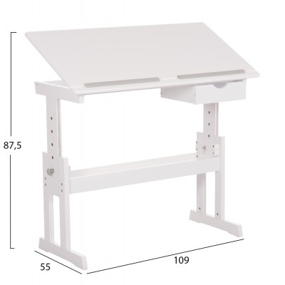 ΓΡΑΦΕΙΟ/ΣΧΕΔΙΑΣΤΗΡΙΟ ASCENT HM18289 MDF ΣΕ ΛΕΥΚΟ 109x55x87,5Υεκ ΓΡΑΦΕΙΟ/ΣΧΕΔΙΑΣΤΗΡΙΟ ASCENT HM18289 MDF ΣΕ ΛΕΥΚΟ 109x55x87,5Υεκ