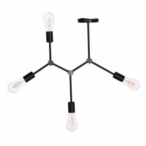 ΦΩΤΙΣΤΙΚΟ ΟΡΟΦΗΣ 4-ΦΩΤΟ LIGHTY HM7405.11 ΜΕΤΑΛΛΟ ΣΕ ΜΑΥΡΟ 57x5x52Υεκ. Διακόσμηση - Φως - Χαλιά ΦΩΤΙΣΤΙΚΟ ΟΡΟΦΗΣ 4-ΦΩΤΟ LIGHTY HM7405.11 ΜΕΤΑΛΛΟ ΣΕ ΜΑΥΡΟ 57x5x52Υεκ. Διακόσμηση - Φως - Χαλιά