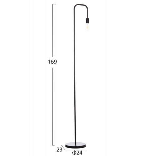ΦΩΤΙΣΤΙΚΟ ΔΑΠΕΔΟΥ KRAMER HM7535.11 ΜΕΤΑΛΛΟ ΣΕ ΜΑΥΡΟ 23x169Υεκ. Διακόσμηση - Φως - Χαλιά ΦΩΤΙΣΤΙΚΟ ΔΑΠΕΔΟΥ KRAMER HM7535.11 ΜΕΤΑΛΛΟ ΣΕ ΜΑΥΡΟ 23x169Υεκ. Διακόσμηση - Φως - Χαλιά