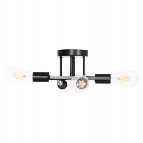 ΦΩΤΙΣΤΙΚΟ ΟΡΟΦΗΣ ΠΟΛΥΦΩΤΟ LIGHTY HM7428.11 ΜΕΤΑΛΛΟ ΣΕ ΜΑΥΡΟ 28x28x15Υεκ. Διακόσμηση - Φως - Χαλιά