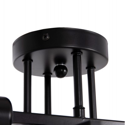 ΦΩΤΙΣΤΙΚΟ ΟΡΟΦΗΣ ΠΟΛΥΦΩΤΟ LIGHTY HM7428.11 ΜΕΤΑΛΛΟ ΣΕ ΜΑΥΡΟ 28x28x15Υεκ. Διακόσμηση - Φως - Χαλιά