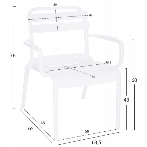 ΠΟΛΥΘΡΟΝΑ ΠΟΛΥΠΡΟΠΥΛΕΝΙΟΥ KORVER HM6333.01 ΛΕΥΚΗ 63.5x65x76Υεκ. Εξωτερικού Χώρου ΠΟΛΥΘΡΟΝΑ ΠΟΛΥΠΡΟΠΥΛΕΝΙΟΥ KORVER HM6333.01 ΛΕΥΚΗ 63.5x65x76Υεκ. Εξωτερικού Χώρου