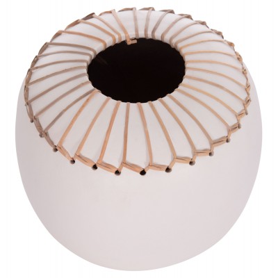 ΕΠΙΤΡΑΠΕΖΙΟ ΔΙΑΚΟΣΜΗΤΙΚΟ ΒΑΖΟ LENNOX HM4675.02L TΕΡΑΚΟΤΑ ΣΕ ΛΕΥΚΟ--Φ22x20Υεκ. Διακόσμηση - Φως - Χαλιά