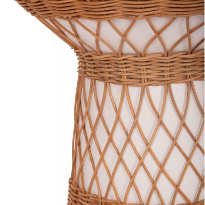 ΒΟΗΘΗΤΙΚΟ ΤΡΑΠΕΖΙ ΣΤΡΟΓΓΥΛΟ DELIA HM18167.02 FIBER CEMENT ΛΕΥΚΟ & RATTAN Φ40x45Υεκ Σαλόνι ΒΟΗΘΗΤΙΚΟ ΤΡΑΠΕΖΙ ΣΤΡΟΓΓΥΛΟ DELIA HM18167.02 FIBER CEMENT ΛΕΥΚΟ & RATTAN Φ40x45Υεκ Σαλόνι