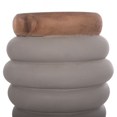 ΤΡΑΠΕΖΙ ΒΟΗΘΗΤΙΚΟ PUFFAT HM18172.03 FIBER CEMENT ΓΚΡΙ- ΞΥΛΟ TEAK TOP Φ45x46Υεκ. Σαλόνι ΤΡΑΠΕΖΙ ΒΟΗΘΗΤΙΚΟ PUFFAT HM18172.03 FIBER CEMENT ΓΚΡΙ- ΞΥΛΟ TEAK TOP Φ45x46Υεκ. Σαλόνι