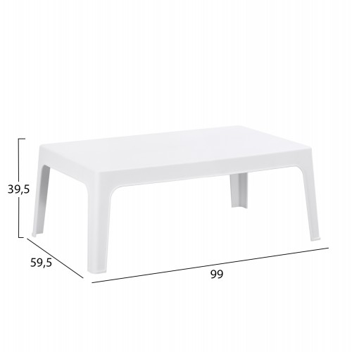 ΤΡΑΠΕΖΑΚΙ ΟΡΘΟΓΩΝΙΟ SLEEK HM6367.01 ΠΟΛΥΠΡΟΠΥΛΕΝΙΟ ΣΕ ΛΕΥΚΟ 99x59.5x39.5Υεκ. Εξωτερικού Χώρου ΤΡΑΠΕΖΑΚΙ ΟΡΘΟΓΩΝΙΟ SLEEK HM6367.01 ΠΟΛΥΠΡΟΠΥΛΕΝΙΟ ΣΕ ΛΕΥΚΟ 99x59.5x39.5Υεκ. Εξωτερικού Χώρου