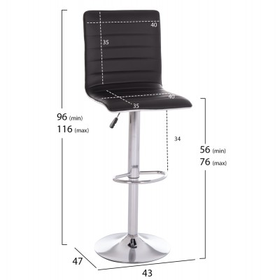 ΣΕΤ ΣΚΑΜΠΟ ΜΠΑΡ ΠΕΡΙΣΤΡΕΦΟΜΕΝΟ NEXUS HM209.21 ΑΜΟΡΤΙΣΕΡ ΚΑΙ ΜΑΥΡΟ PU 43x47x116Υεκ. ΣΕΤ ΣΚΑΜΠΟ ΜΠΑΡ ΠΕΡΙΣΤΡΕΦΟΜΕΝΟ NEXUS HM209.21 ΑΜΟΡΤΙΣΕΡ ΚΑΙ ΜΑΥΡΟ PU 43x47x116Υεκ.
