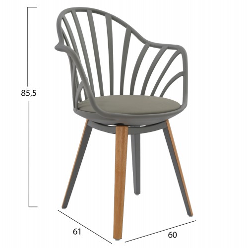 ΣΕΤ ΤΡΑΠΕΖΑΡΙΑΣ 5ΤΜΧ ANAIS HM21176 MDF TOP ΣΕ ΓΚΡΙ--P.P. & PU ΣΕ ΓΚΡΙ Τραπεζαρία ΣΕΤ ΤΡΑΠΕΖΑΡΙΑΣ 5ΤΜΧ ANAIS HM21176 MDF TOP ΣΕ ΓΚΡΙ--P.P. & PU ΣΕ ΓΚΡΙ Τραπεζαρία