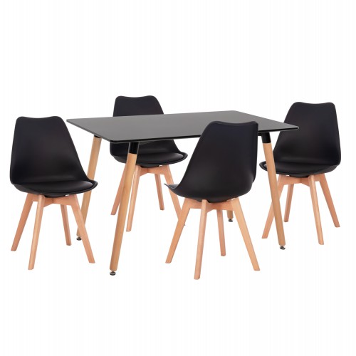 ΣΕΤ ΤΡΑΠΕΖΑΡΙΑΣ 5ΤΜΧ VEGAS HM21185 MDF TOP ΣΕ ΜΑΥΡΟ--ΠΟΔΙΑ ΟΞΙΑΣ Τραπεζαρία ΣΕΤ ΤΡΑΠΕΖΑΡΙΑΣ 5ΤΜΧ VEGAS HM21185 MDF TOP ΣΕ ΜΑΥΡΟ--ΠΟΔΙΑ ΟΞΙΑΣ Τραπεζαρία