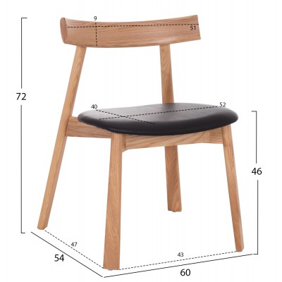 ΣΕΤ KΑΡΕΚΛΑ ΤΡΑΠΕΖΑΡΙΑΣ SEKAN HM18245.04 RUBBERWOOD-ΜΑΥΡΟ PU 60x54x72Υεκ ΣΕΤ KΑΡΕΚΛΑ ΤΡΑΠΕΖΑΡΙΑΣ SEKAN HM18245.04 RUBBERWOOD-ΜΑΥΡΟ PU 60x54x72Υεκ