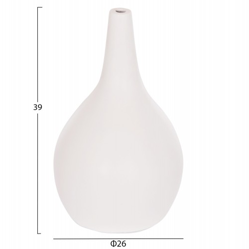 ΕΠΙΤΡΑΠΕΖΙΟ ΔΙΑΚΟΣΜΗΤΙΚΟ ΒΑΖΟ DENI HM4663.02L ΤΕΡΑΚΟΤΑ ΣΕ ΛΕΥΚΟ--Φ26x39Υεκ Διακόσμηση - Φως - Χαλιά ΕΠΙΤΡΑΠΕΖΙΟ ΔΙΑΚΟΣΜΗΤΙΚΟ ΒΑΖΟ DENI HM4663.02L ΤΕΡΑΚΟΤΑ ΣΕ ΛΕΥΚΟ--Φ26x39Υεκ Διακόσμηση - Φως - Χαλιά