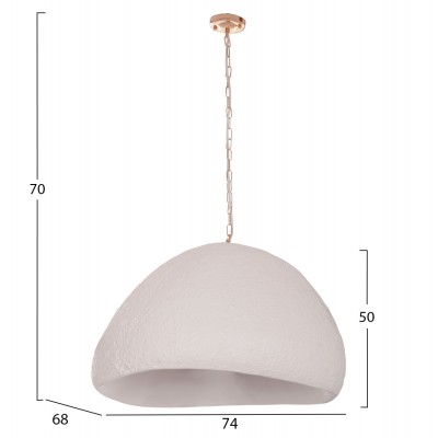 ΦΩΤΙΣΤΙΚΟ ΟΡΟΦΗΣ ΚΡΕΜΑΣΤΟ JAYLEN HM4703.02XL FIBER CEMENT ΛΕΥΚΟ 74x68x50-70Υεκ. ΦΩΤΙΣΤΙΚΟ ΟΡΟΦΗΣ ΚΡΕΜΑΣΤΟ JAYLEN HM4703.02XL FIBER CEMENT ΛΕΥΚΟ 74x68x50-70Υεκ.