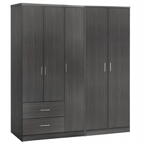 ΝΤΟΥΛΑΠΑ 5ΦΥΛΛΗ CAESAR HM21234.01 ΜΕΛΑΜΙΝΗ ΧΡΩΜΑ ZEBRANO 150x42.5x181Υεκ Υπνοδωμάτιο
