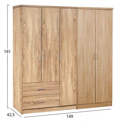 ΝΤΟΥΛΑΠΑ 5ΦΥΛΛΗ CAESAR HM21234.02 ΜΕΛΑΜΙΝΗ ΧΡΩΜΑ SONAMA 150x42.5x181Υεκ Υπνοδωμάτιο ΝΤΟΥΛΑΠΑ 5ΦΥΛΛΗ CAESAR HM21234.02 ΜΕΛΑΜΙΝΗ ΧΡΩΜΑ SONAMA 150x42.5x181Υεκ Υπνοδωμάτιο