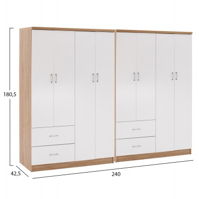 ΝΤΟΥΛΑΠΑ 8ΦΥΛΛΗ BRIANA HM21237.02 ΜΕΛΑΜΙΝΗ SONAMA & ΛΕΥΚΟ 241x42,5Χ180,5Υεκ. ΝΤΟΥΛΑΠΑ 8ΦΥΛΛΗ BRIANA HM21237.02 ΜΕΛΑΜΙΝΗ SONAMA & ΛΕΥΚΟ 241x42,5Χ180,5Υεκ.